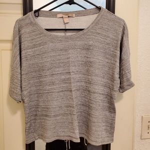 Gray loose top
